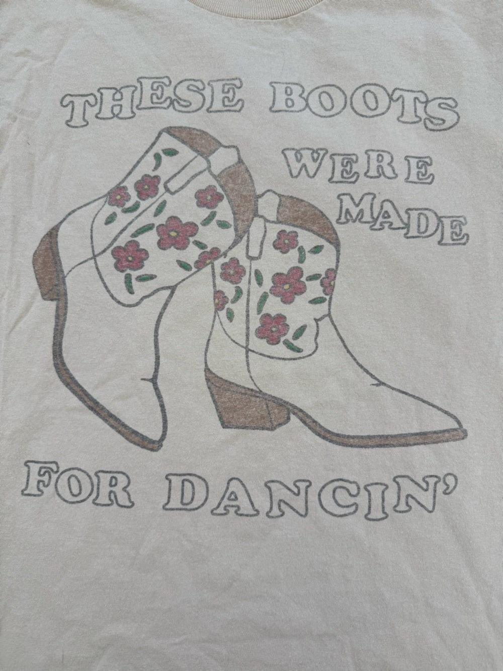 Junk Food Clothing These Boots are Made For Dancin’ Tee